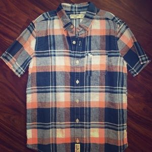 Boys short sleeve button down shirt